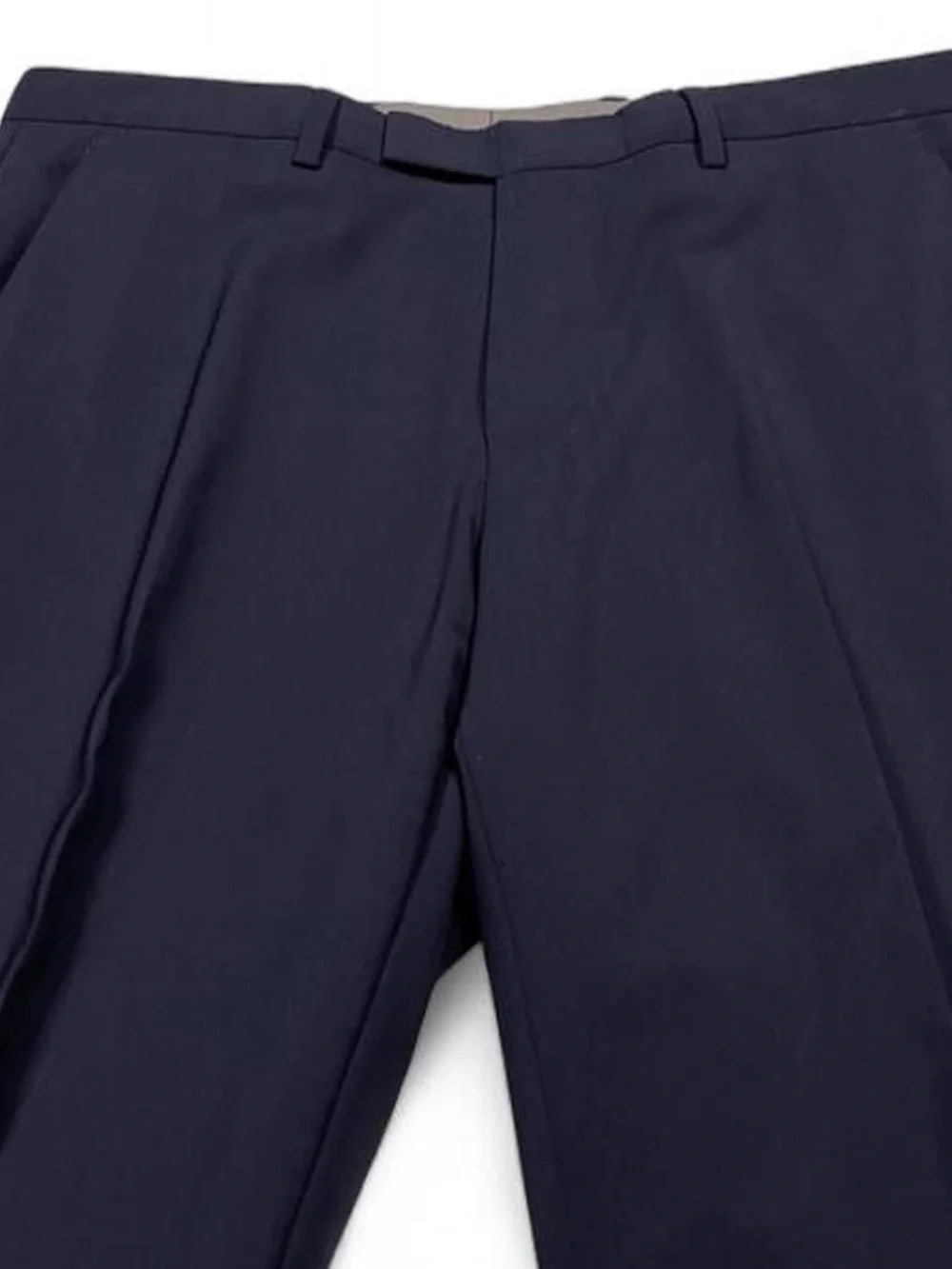 Hugo Boss The Jam75/Sharp3 Stretch Wool Navy Blue Suit Men’s Size 38S 33W 30L